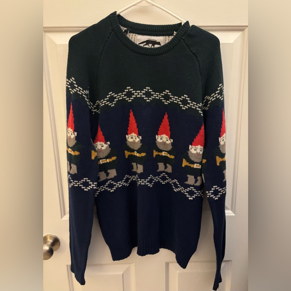 🎆5 for $25 Character Hero Gnome Patterned Sweater - Ugly Christmas Sweater
